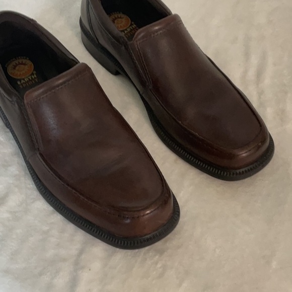Earth Spirit Brown Leather Loafers Slip-Ons - Picture 1 of 9
